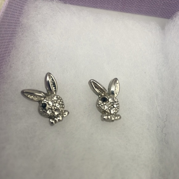 Playboy Bunny Earrings - Picture 8 of 9